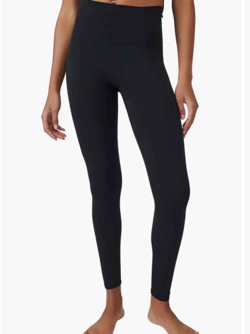NWT free people black leggings - sz L